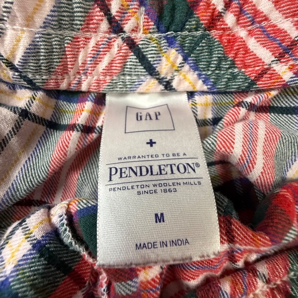 Gap + Pendelton Women's Plaid Lounge Pajama Pants Pink Size M Casual, Relax - Picture 5 of 10